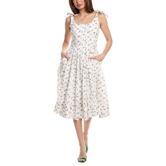 Floral Print Women's Swim Dress - Picture 1 of 3